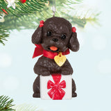 Keepsake Christmas Ornament 2024, Puppy Love Poodle 2024, Gifts for Animal Lovers