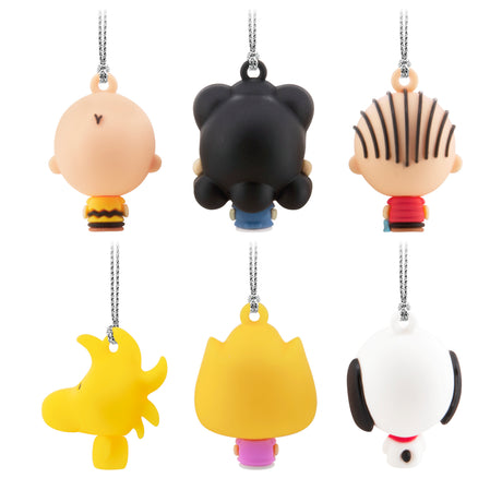 Peanuts Mini Christmas Ornaments, Shatterproof, Set of 6