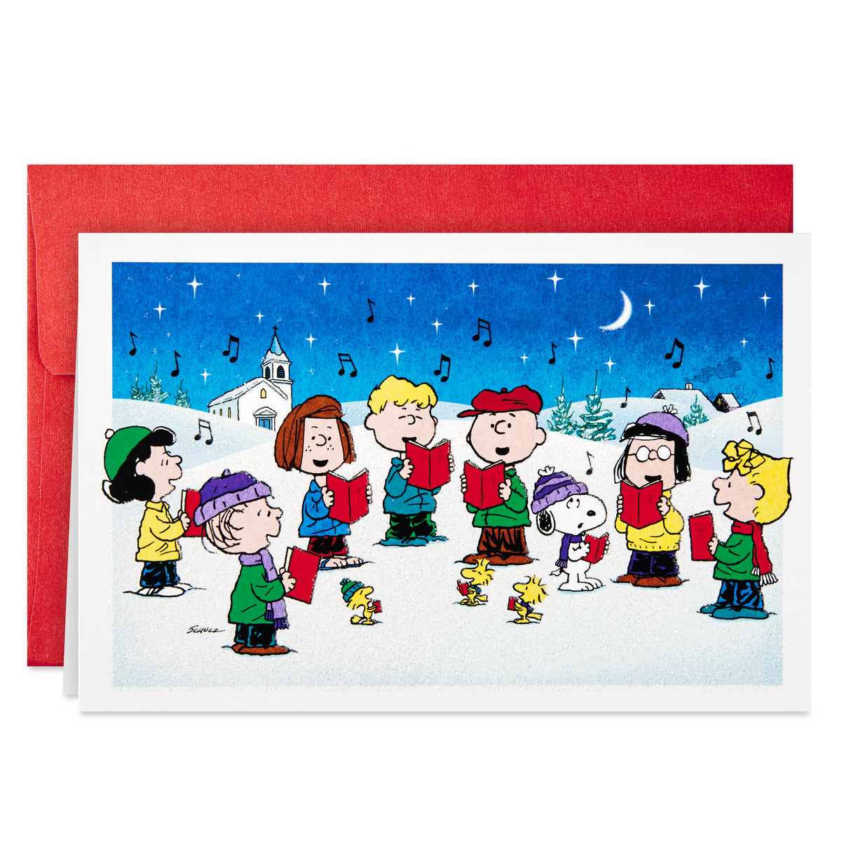 Boxed Christmas Cards, Peanuts Gang (40 Cards with Envelopes)