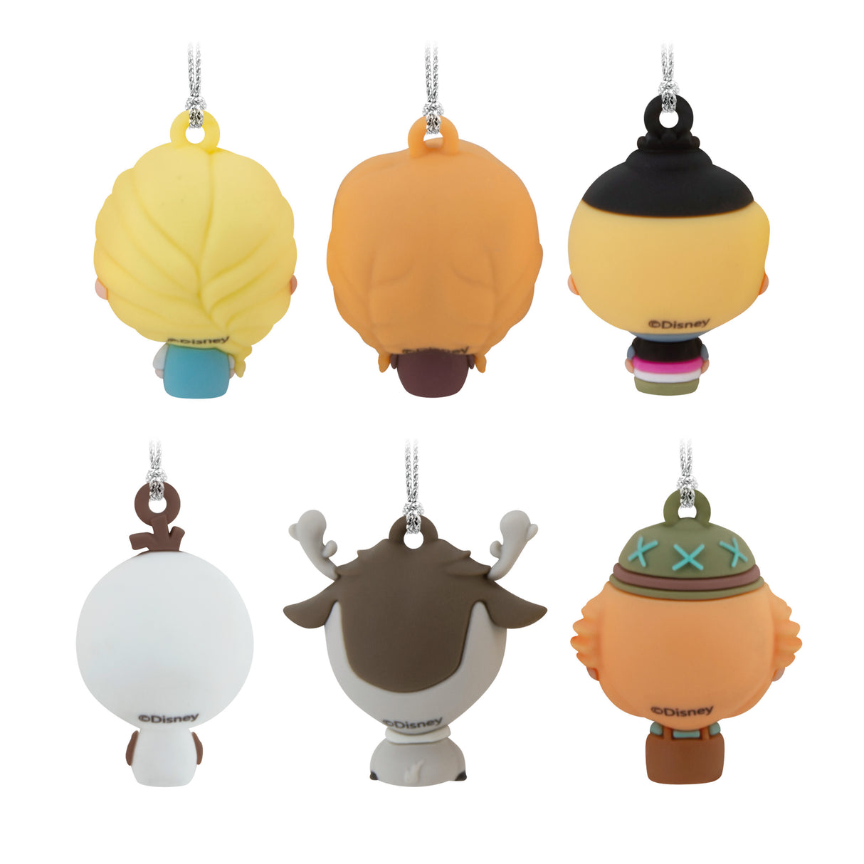 Hallmark Mini Christmas Ornaments (Disney Frozen, Shatterproof), Set of 6