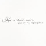 Boxed Holiday Cards (Season's Greetings Snowflake, 40 Holiday Cards with Envelopes)