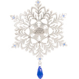 Hallmark Christmas Ornament (Snowflake 2025, Metal)
