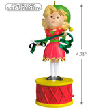 Hallmark Keepsake Christmas Ornament (Elf Collection Jovie With Light and Sound)