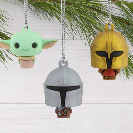 Hallmark Mini Christmas Ornaments (Star Wars: The Mandalorian, Shatterproof), Set of 6