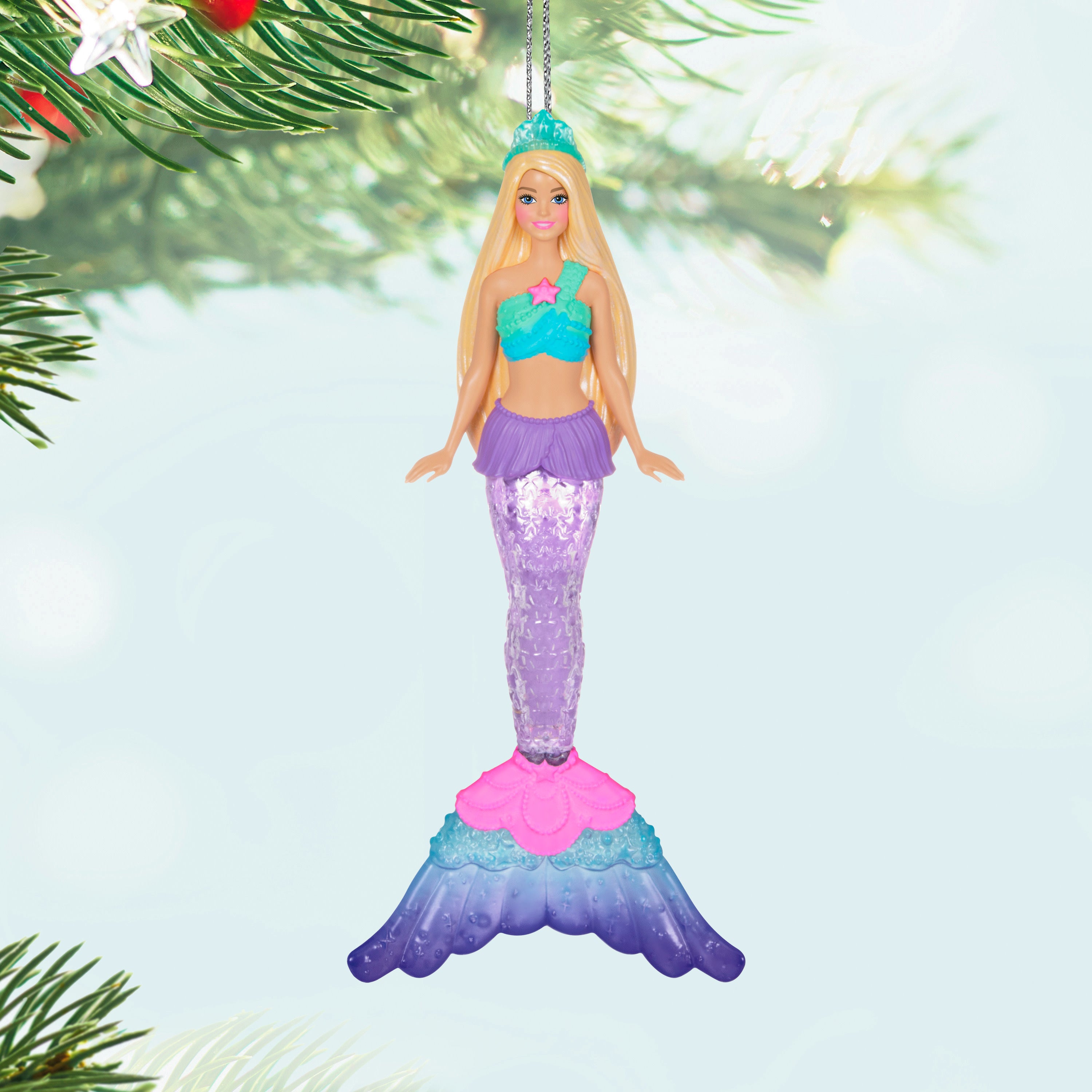 Barbie Mermaid Ornament With Light