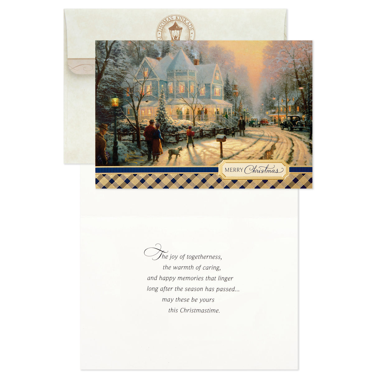 Thomas Kinkade Boxed Christmas Cards Assortment, Snowy Scenes (3 Designs, 24 Christmas Cards with Envelopes)