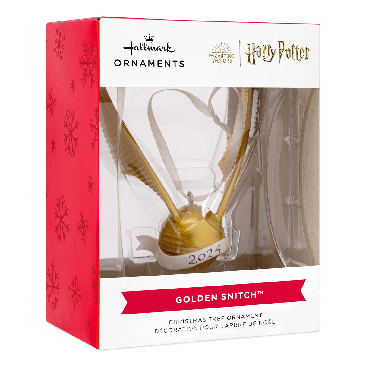 Harry Potter Golden Snitch 2024 Christmas Ornament