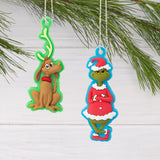 Dr. Seuss's How the Grinch Stole Christmas! Mini Christmas Tree Topper and Ornaments, Set of 5