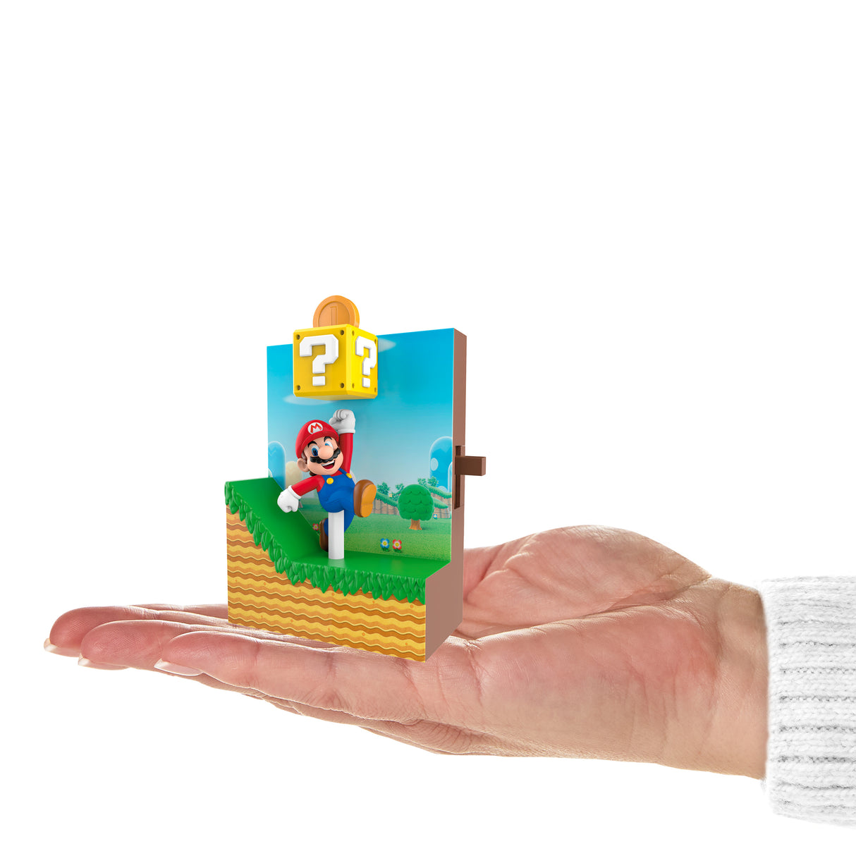 Keepsake Christmas Ornament 2024, Nintendo Super Mario Collecting Coins With Sound and Motion, Gifts for Gamers