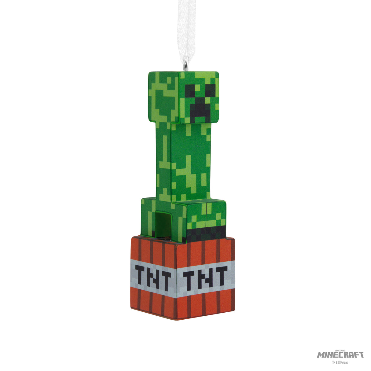 Hallmark Minecraft Creeper on TNT Christmas Ornament