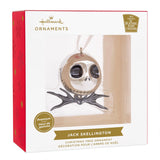 Disney Tim Burton's The Nightmare Before Christmas Jack Skellington Premium Christmas Ornament, Metal