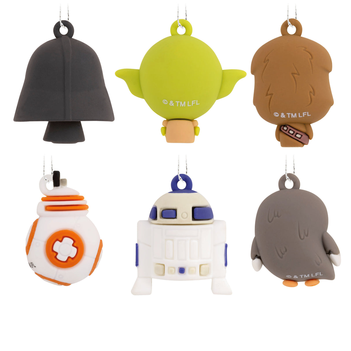 Star Wars Characters Miniature Christmas Ornaments, Set of 6, May the 4th