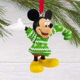 Hallmark Christmas Ornament (Disney Mickey Mouse in Christmas Sweater)