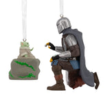 Star Wars: The Mandalorian and Grogu Christmas Ornaments, Set of 2