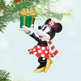 Keepsake 1.31" Mini Christmas Ornament, Disney Minnie Mouse Minnie's Special Delivery, Gifts for Disney Fans