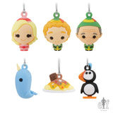 Hallmark Mini Christmas Ornaments (Elf, Shatterproof), Set of 6
