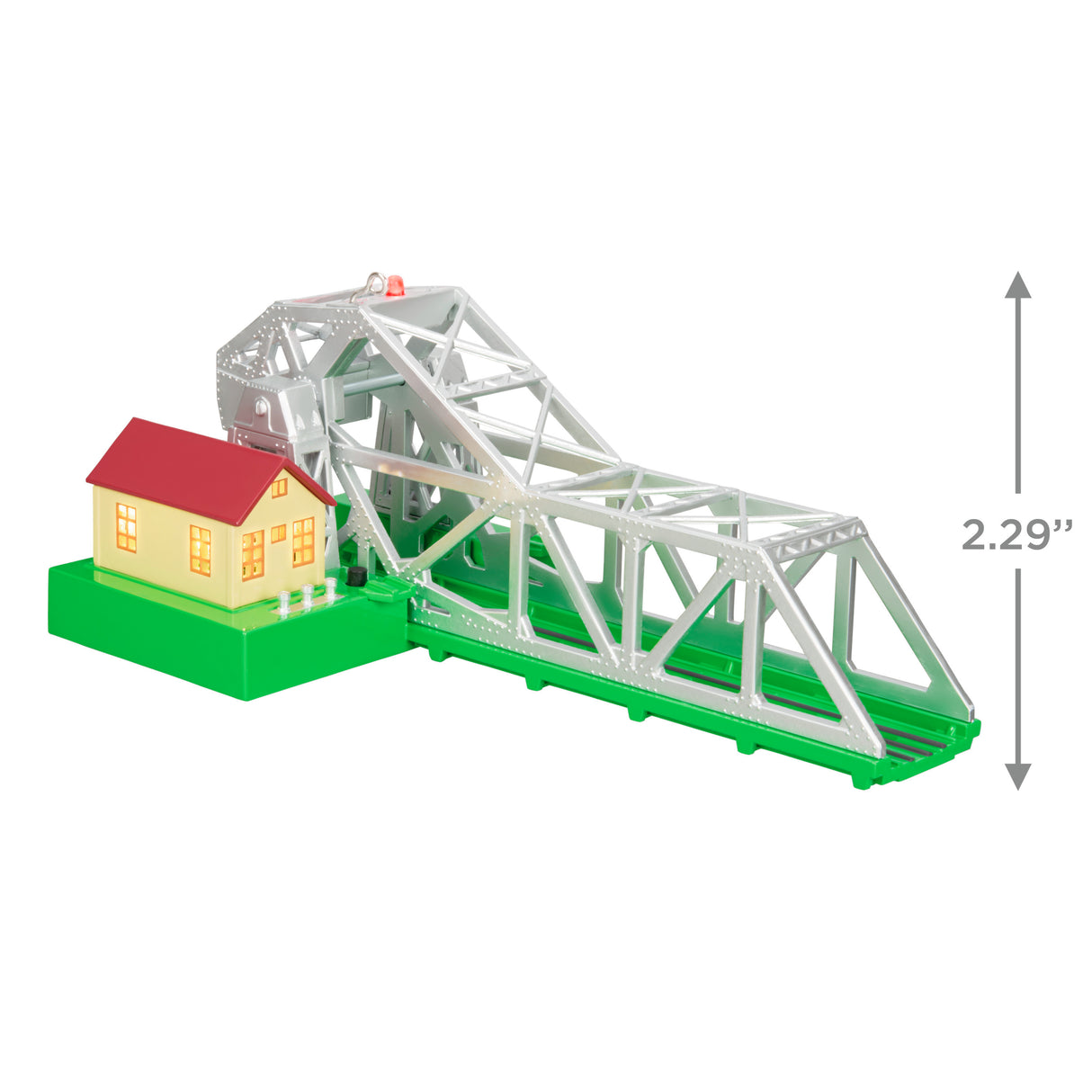 Keepsake Christmas Ornament 2024, Lionel 313 Bascule Bridge With Light, Gifts for Train Lovers