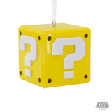 Nintendo Super Mario Question Block Christmas Ornament, Metal