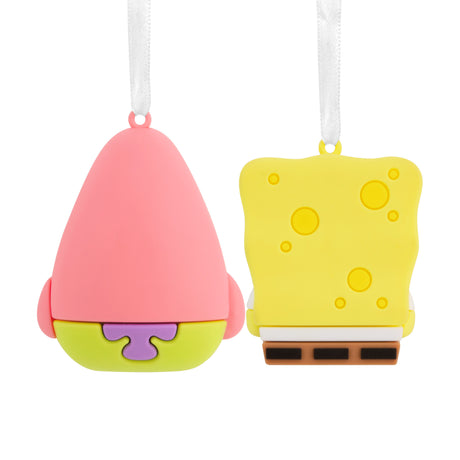 Hallmark Christmas Ornaments (Better Together Nickelodeon SpongeBob SquarePants and Patrick Star Magnetic), Set of 2