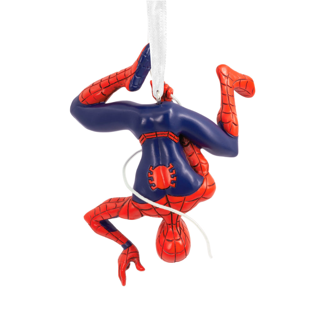 Marvel Spider-Man Hanging From Web Ornament