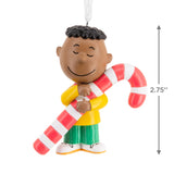 Hallmark Christmas Ornament (Peanuts Franklin With Candy Cane)