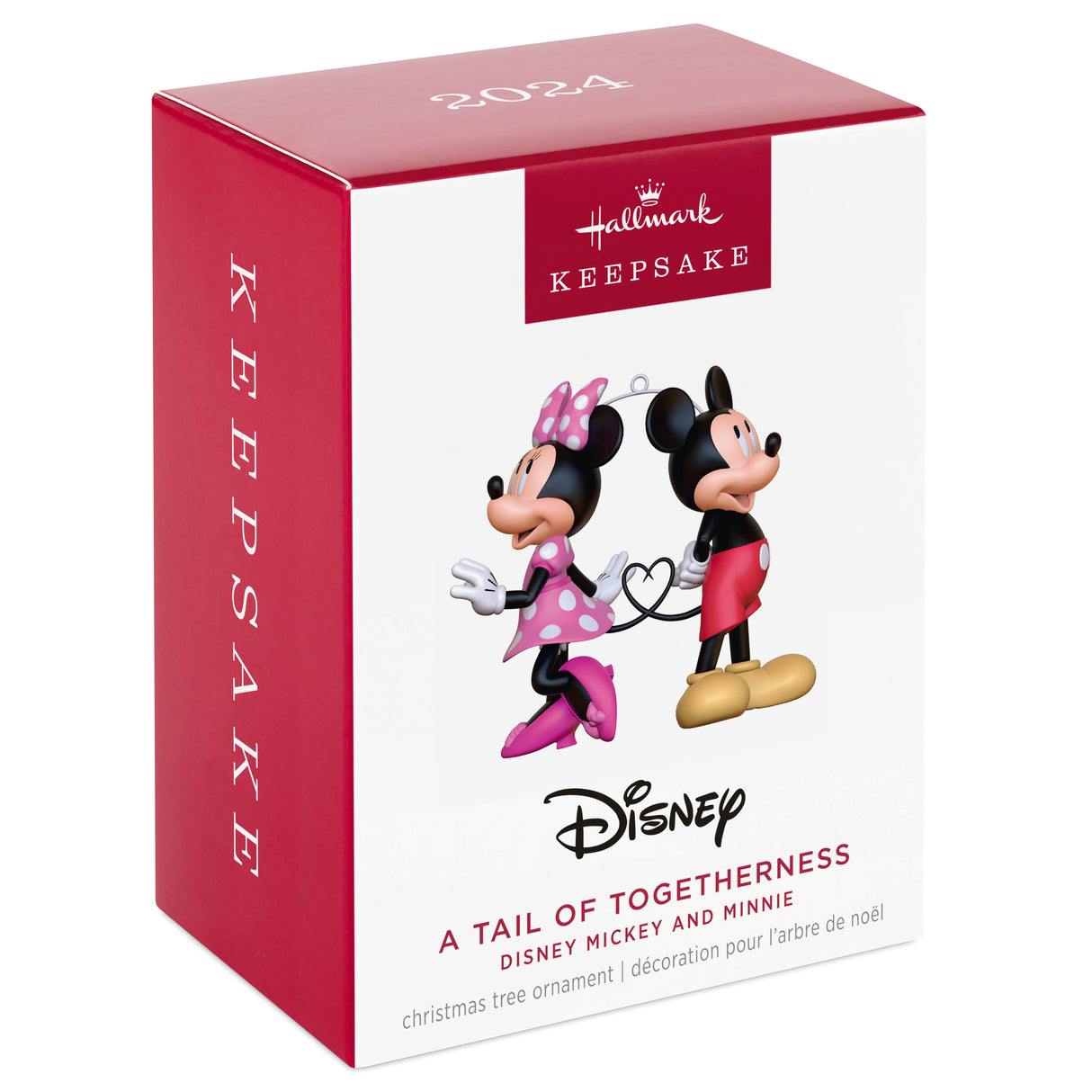 Keepsake Christmas Ornament 2024, Disney Mickey and Minnie A Tail of Togetherness, Gifts for Disney Fans