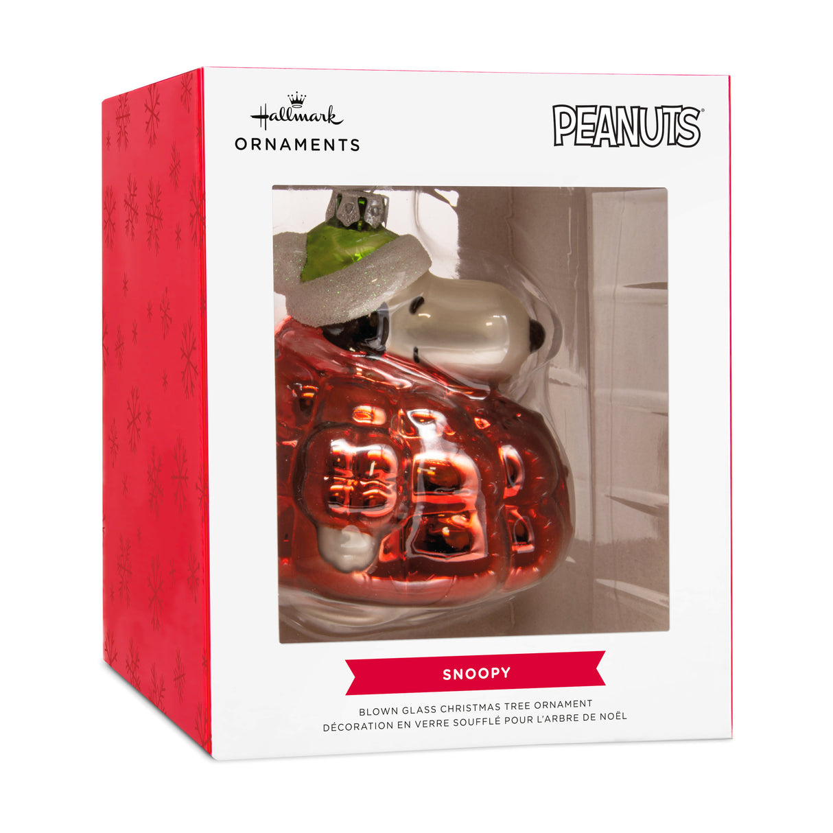 Hallmark Christmas Ornament (Peanuts Snoopy in Puffer Coat, Glass)
