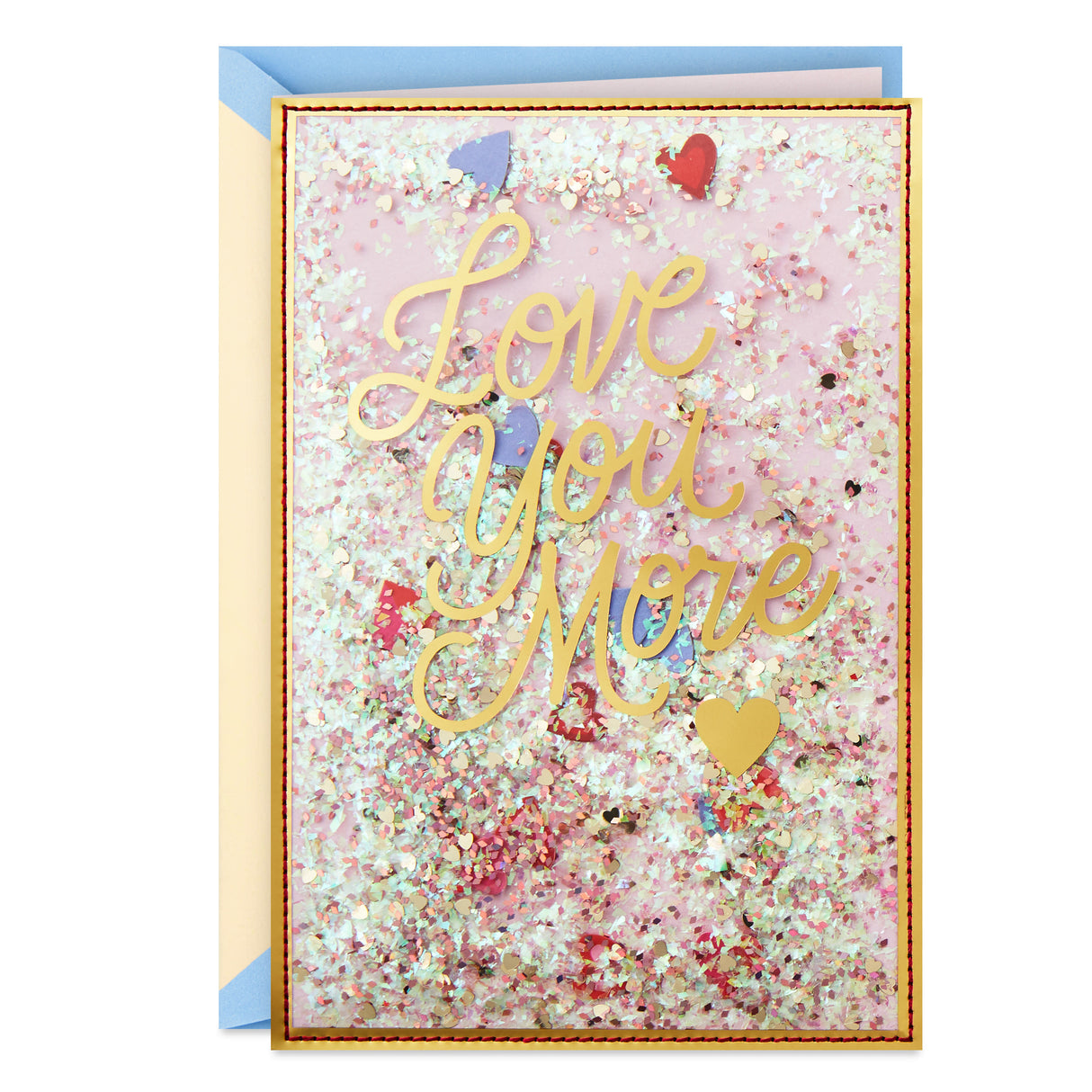 Signature Anniversary Card (Day Filled with Love) for Romantic Birthday, Love, Valentine's Day