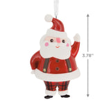 Hallmark Santa Christmas Ornament, Premium Porcelain