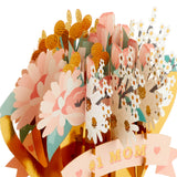 All Time Best Trophy With Flowers 3D Pop-Up Mother's Day Card for Mom
