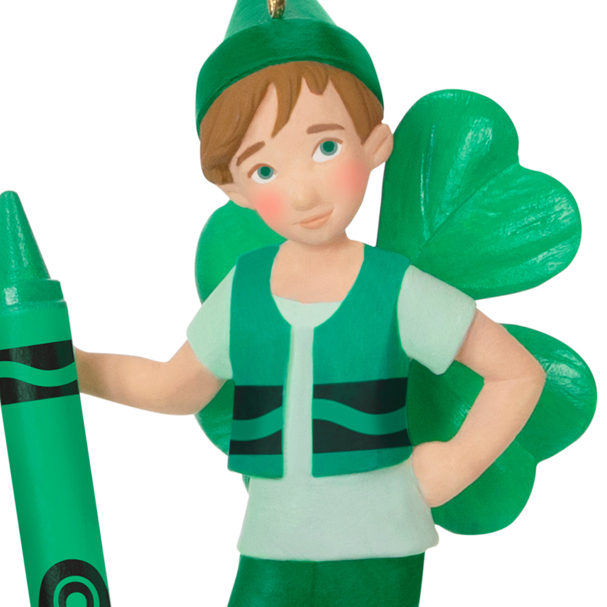 Keepsake Christmas Ornament 2024, Crayola Shamrock Fairy, Gifts for Kids