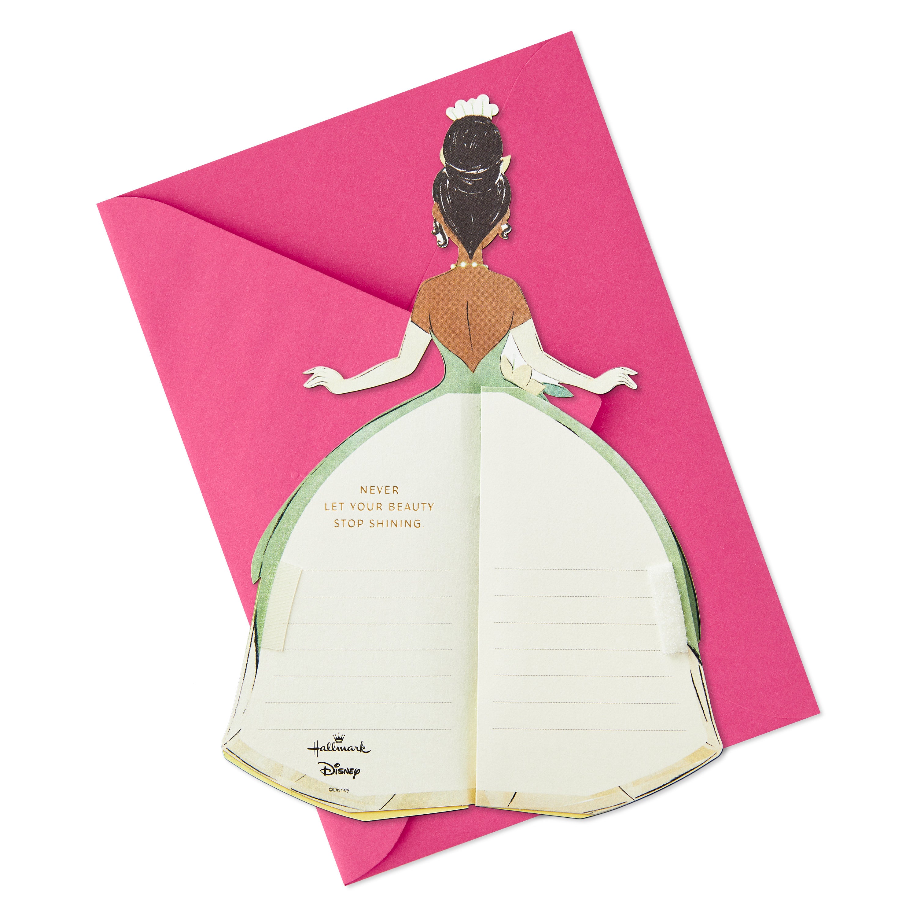 Hallmark Paper Wonder Disney Pop Up Birthday Card, Encouragement Card, All Occasion Card (Honeycomb Tiana)