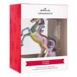 Iridescent Unicorn Christmas Ornament