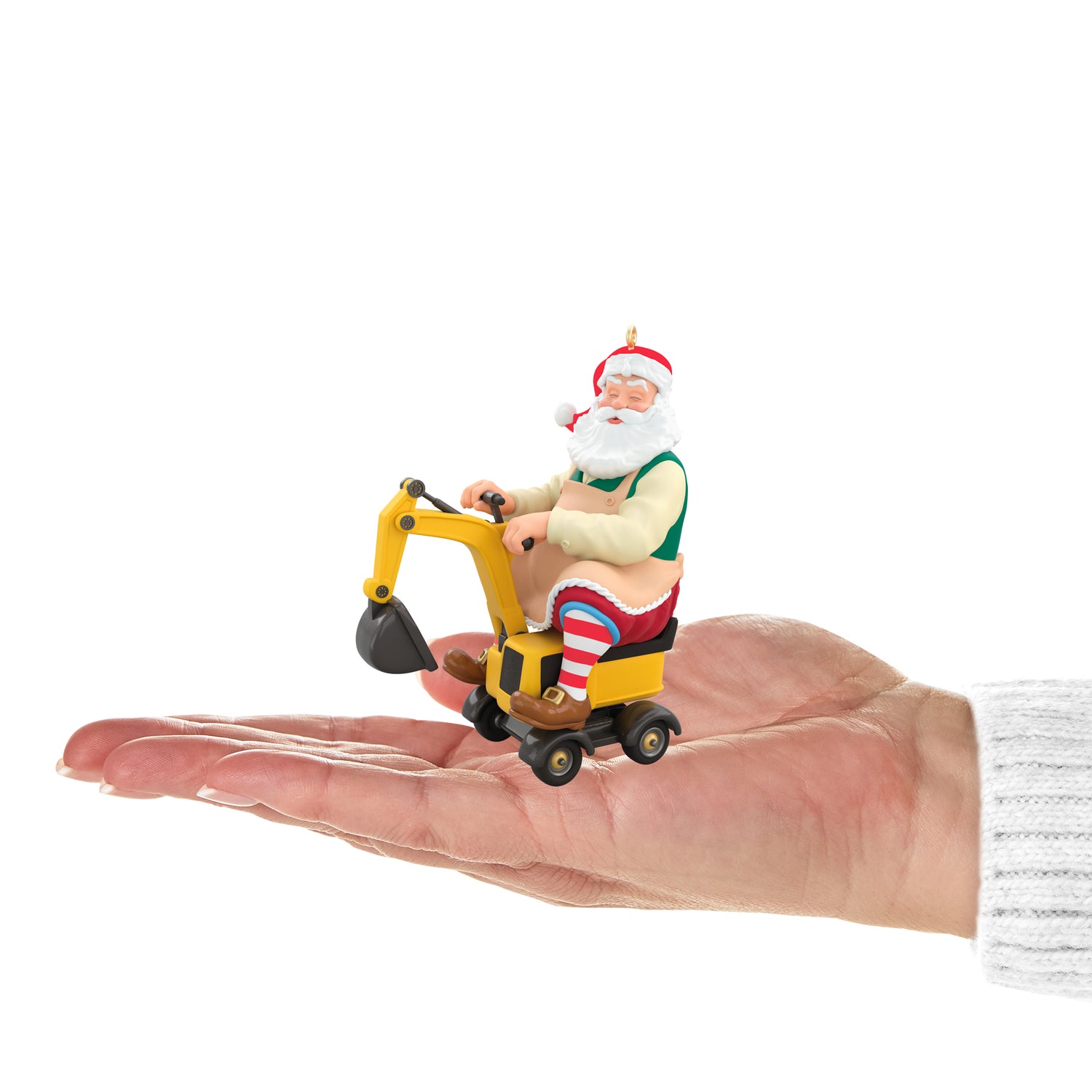 Keepsake Christmas Ornament 2024, Toymaker Santa, Santa Collectors Gif