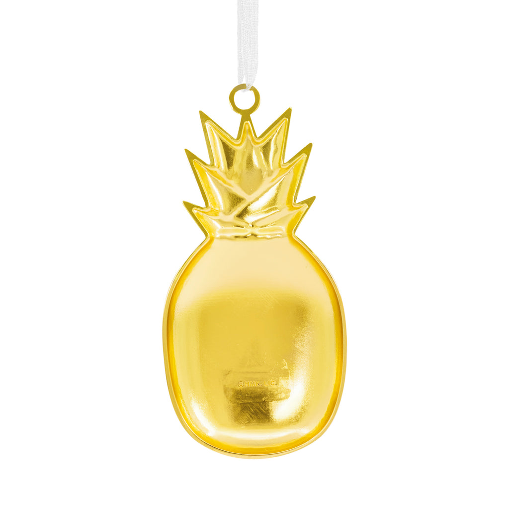 Hallmark Premium Pineapple Christmas Ornament, Metal
