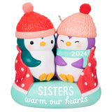 Keepsake Christmas Ornament 2024, Sisters Warm Our Hearts 2024, Family Gifts