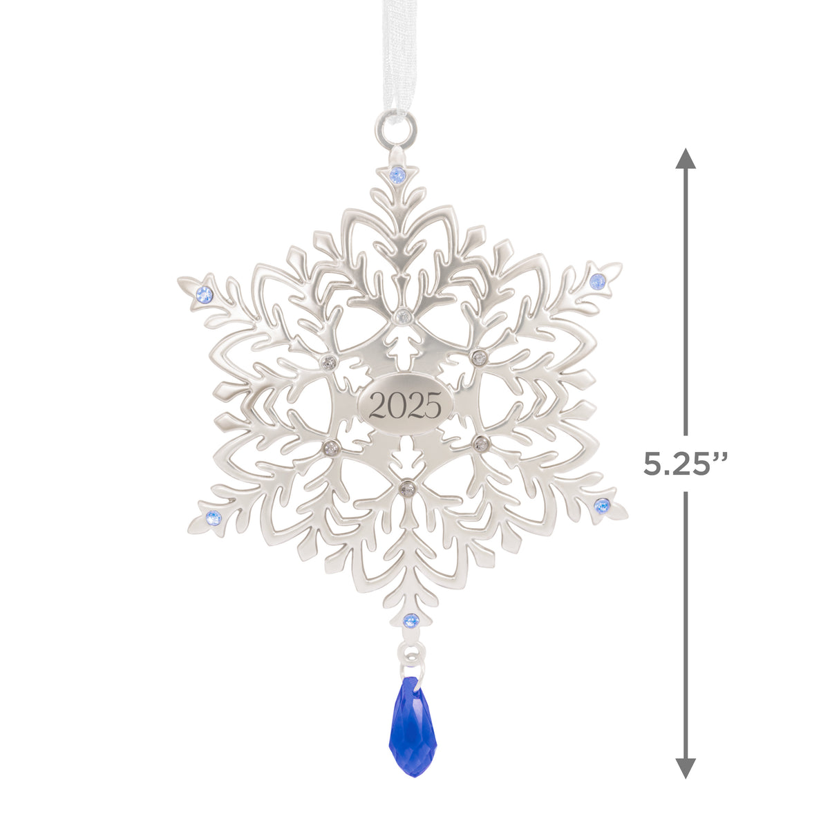 Hallmark Christmas Ornament (Snowflake 2025, Metal)