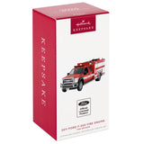 Keepsake Christmas Ornament 2024, Fire Brigade 2011 Ford F-550 Fire Engine 2024 With Light, Hobby Gifts