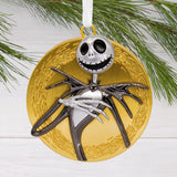 Hallmark Christmas Ornament (Disney Tim Burton's The Nightmare Before Christmas Jack Skellington on Moon, Metal)