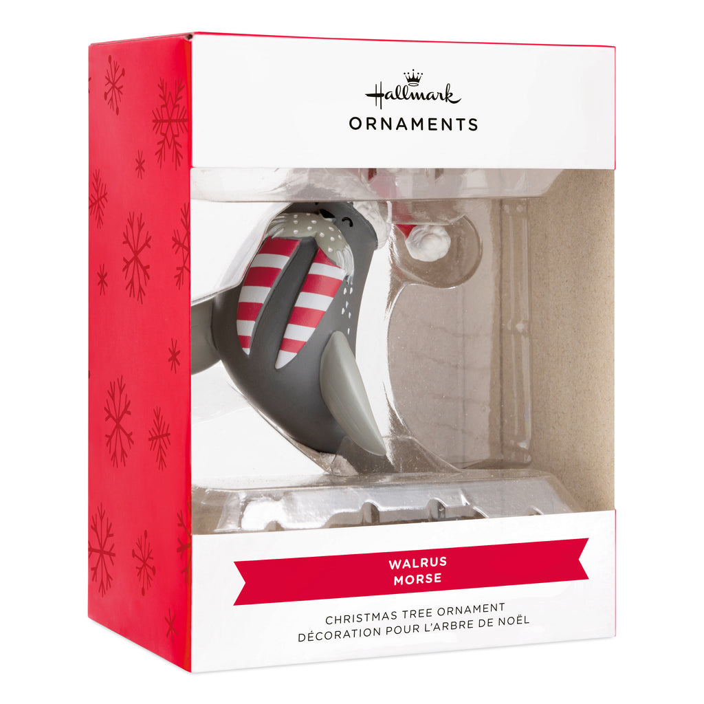 Hallmark Festive Walrus Christmas Ornament
