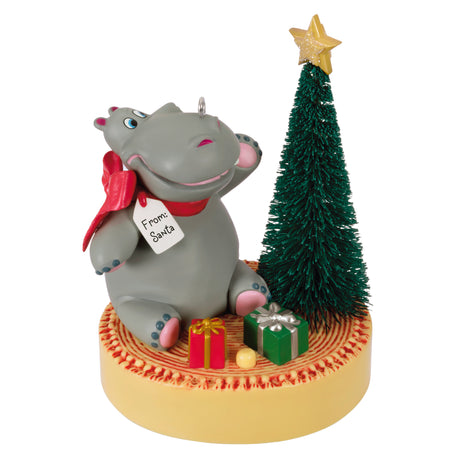 Keepsake Christmas Ornament 2024, I Want a Hippopotamus for Christmas Musical, Funny Gifts