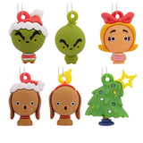 Hallmark Mini Christmas Ornaments (Dr. Seuss's How the Grinch Stole Christmas! Shatterproof), Set of 6