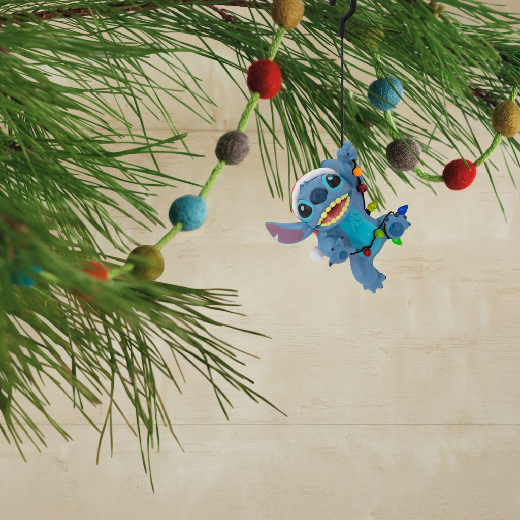 Hallmark Disney Lilo & Stitch Swinging Stitch Christmas Ornament