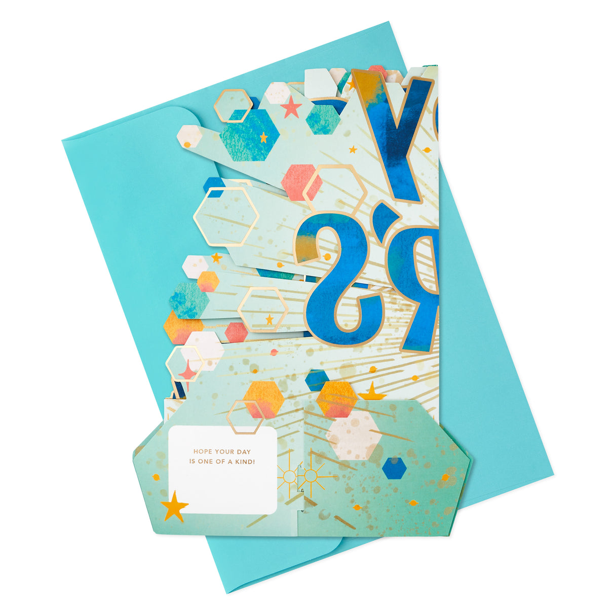 Hallmark Paper Wonder Displayable Jumbo Fathers Day Card (Accordion Fold Happy Father's Day)