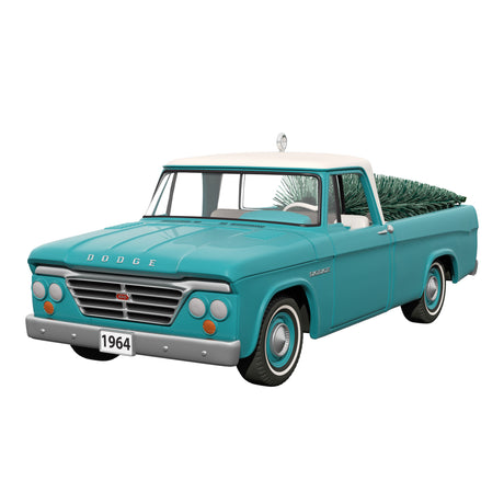 Keepsake Christmas Ornament 2024, All-American Trucks 1964 Dodge D-100 2024, Metal, Gifts for Car Collectors