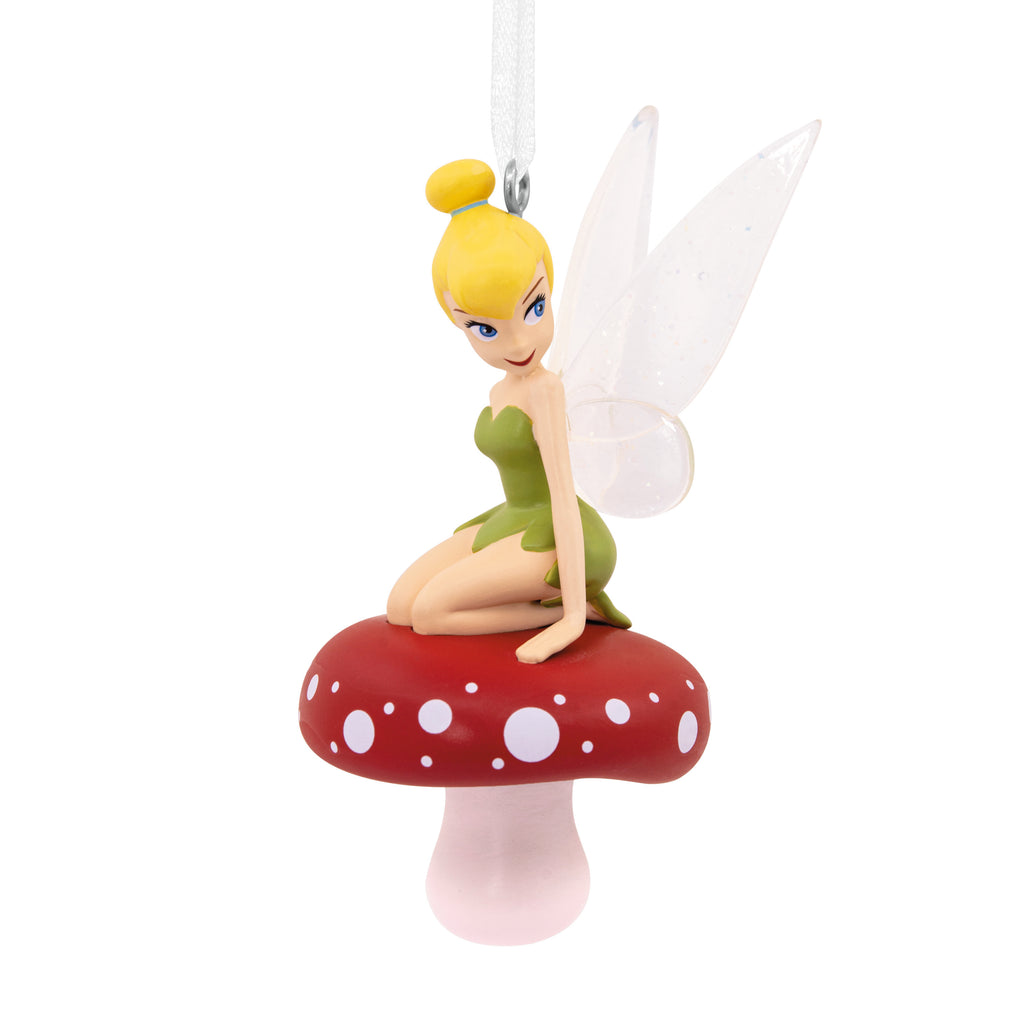 Disney Tinker Bell on Mushroom Ornament