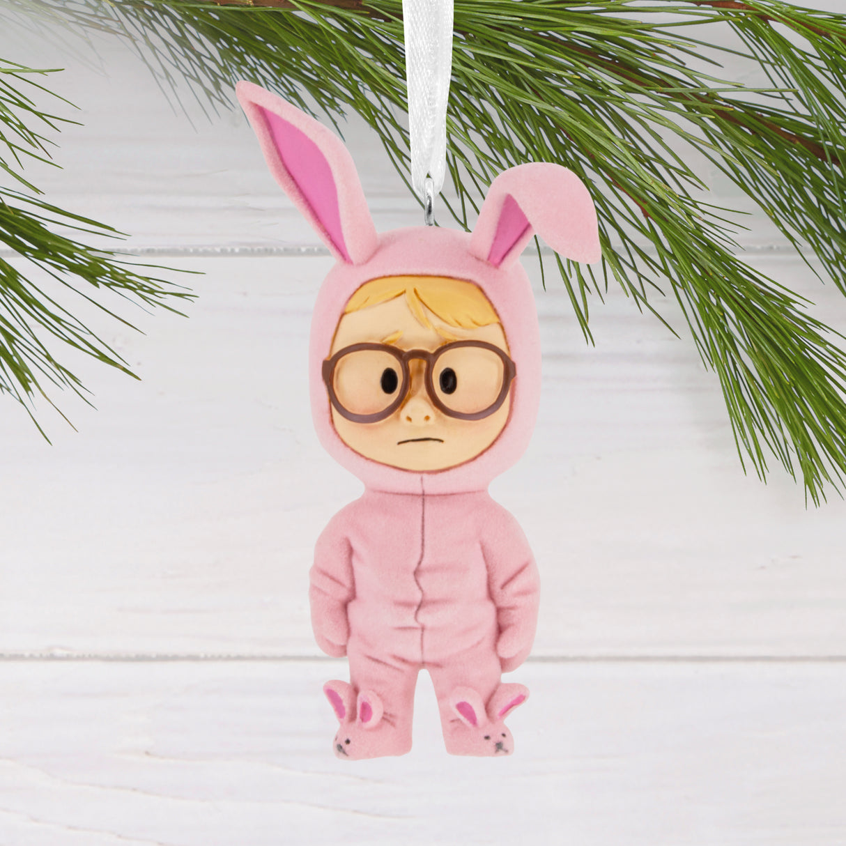 Hallmark Christmas Ornament (A Christmas Story Ralphie in Bunny Suit Stylized)