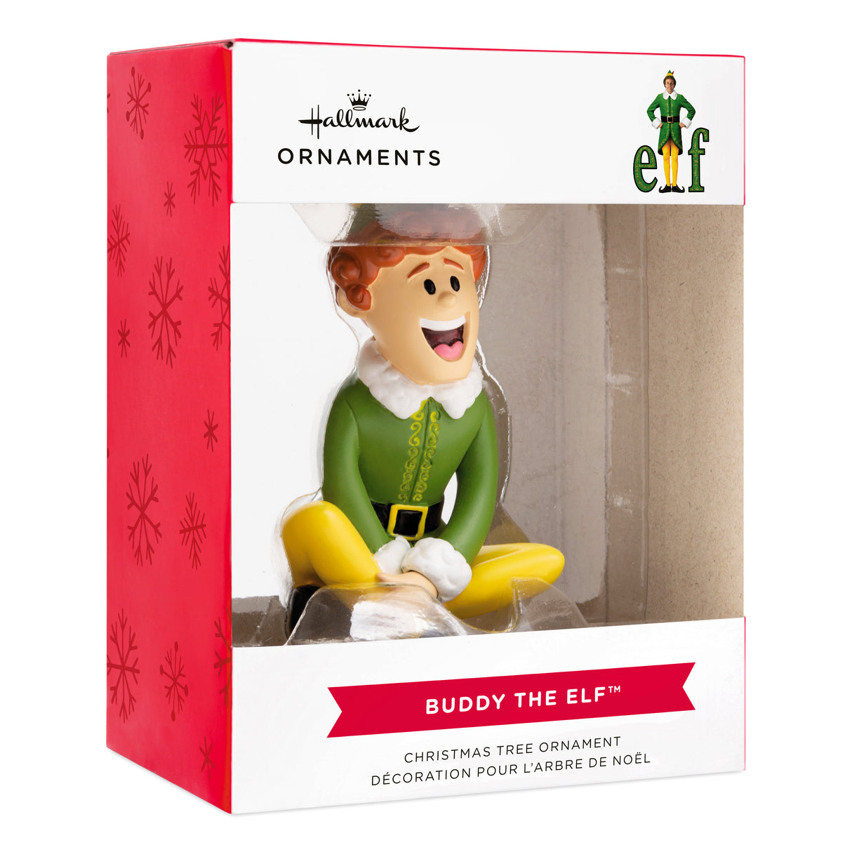 Elf Buddy the Elf Singing Christmas Ornament