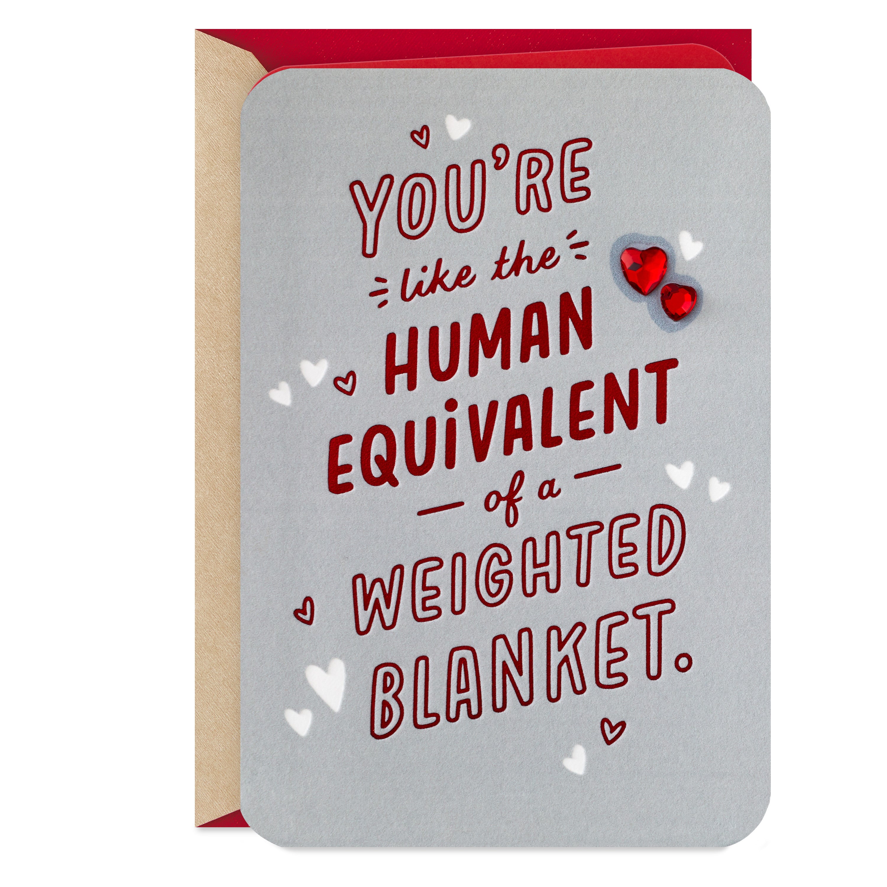 Hallmark Anniversary Card, Love Card, Romantic Birthday Card (Weighted Blanket)