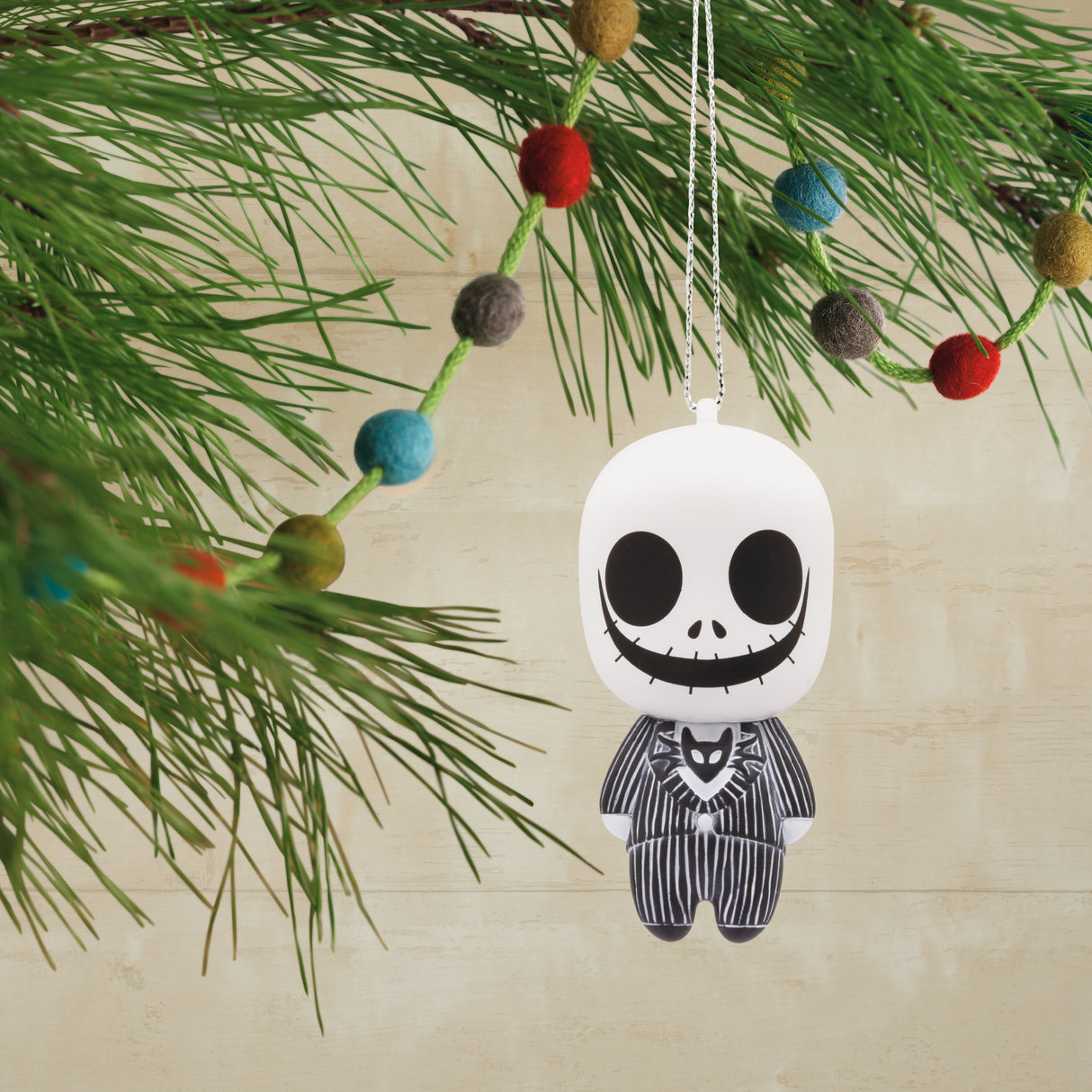 Disney Tim Burton's The Nightmare Before Christmas Jack Skellington Christmas Ornament, Shatterproof